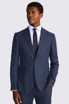 Slim Fit Blue Twisted Suit