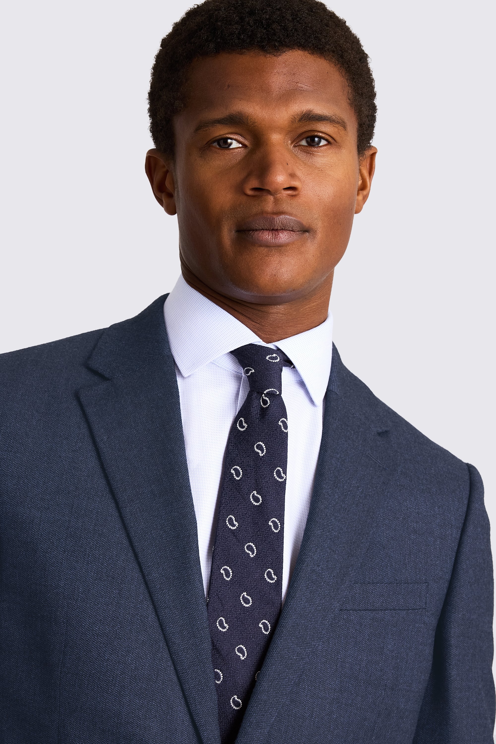 Slim Fit Blue Twisted Suit