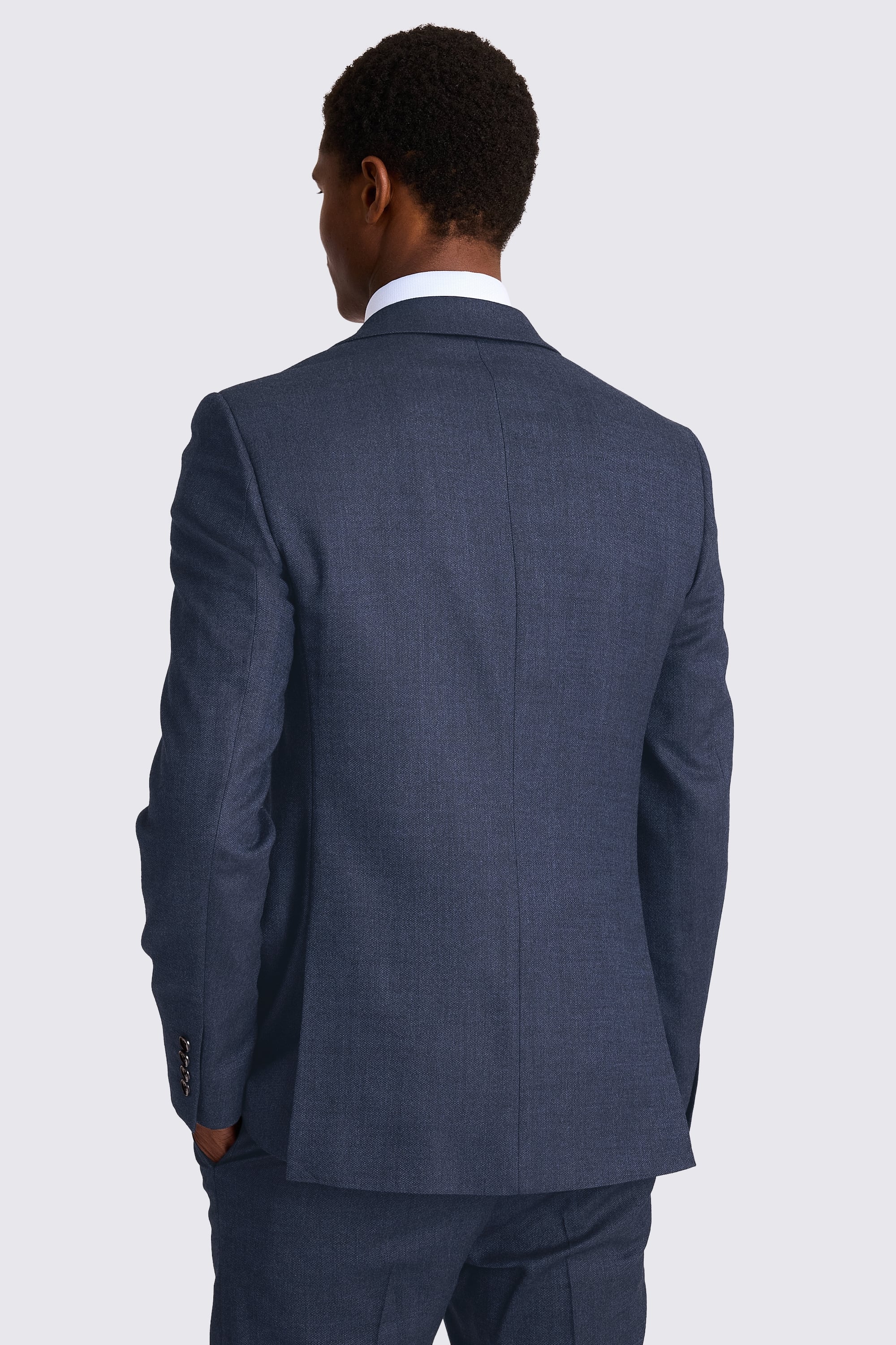 Slim Fit Blue Twisted Suit