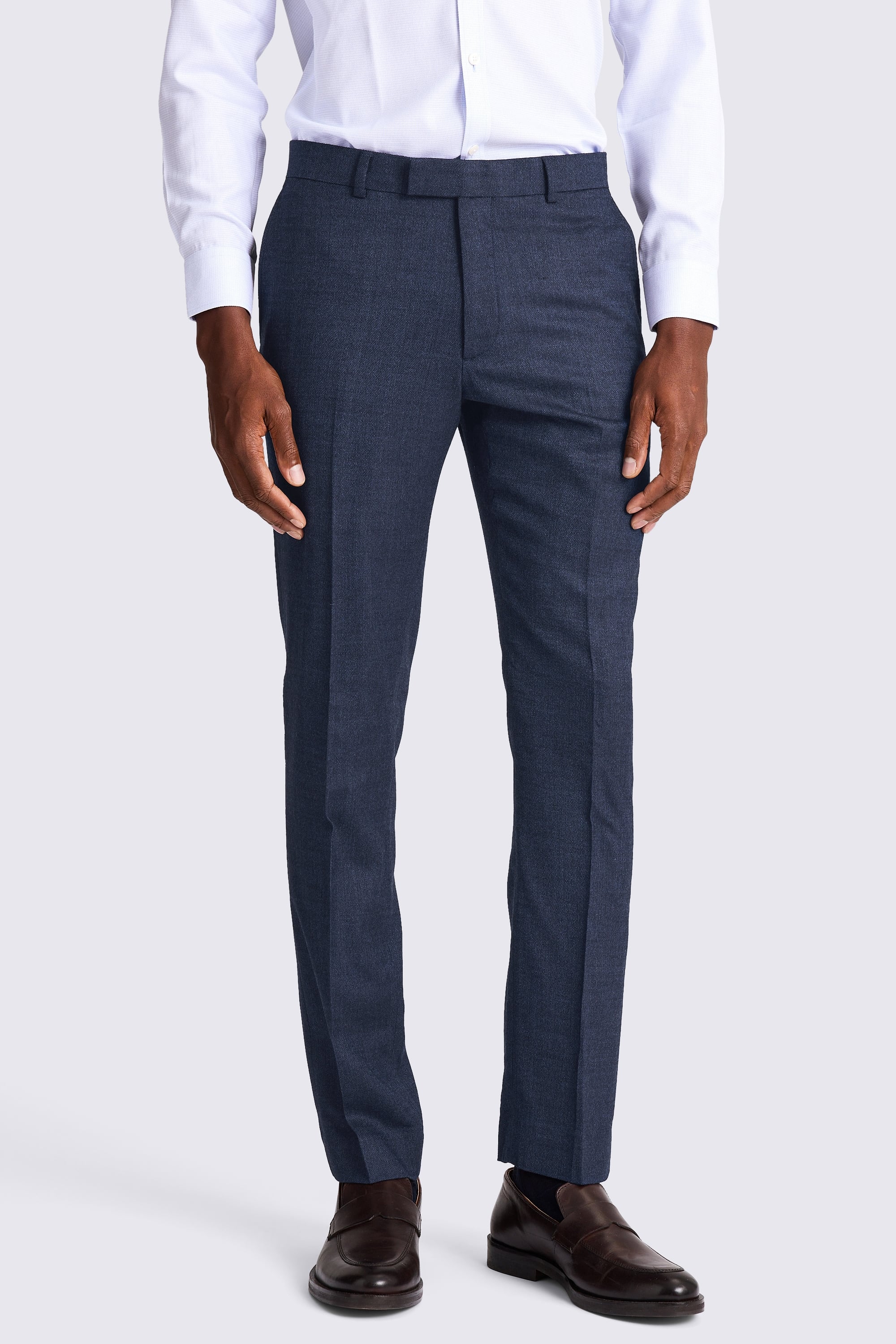 Slim Fit Blue Twisted Suit