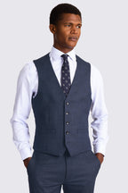 Slim Fit Blue Twisted Suit