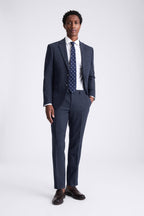 Slim Fit Blue Donegal Tweed Suit