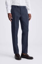 Slim Fit Blue Donegal Tweed Suit