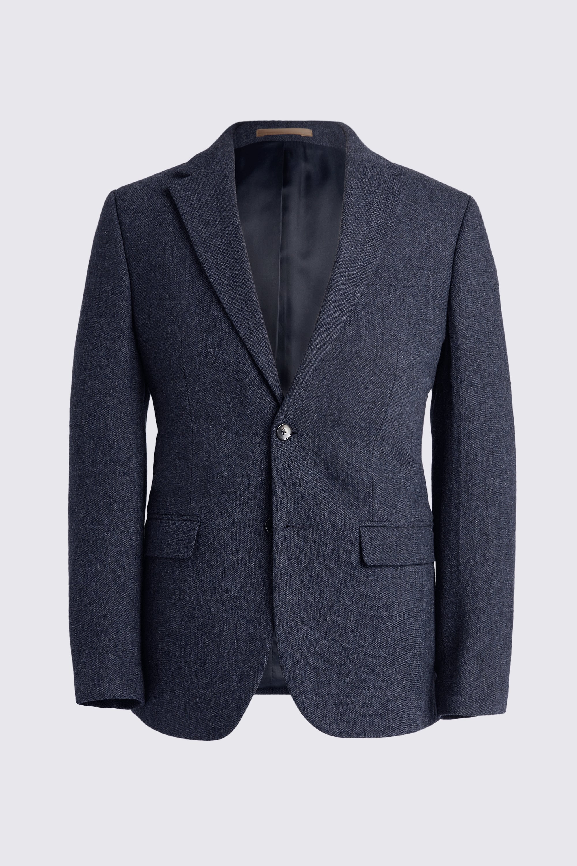 Slim Fit Blue Donegal Tweed Suit