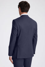 Tailored Fit Navy Twill Suit