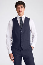 Tailored Fit Navy Twill Suit