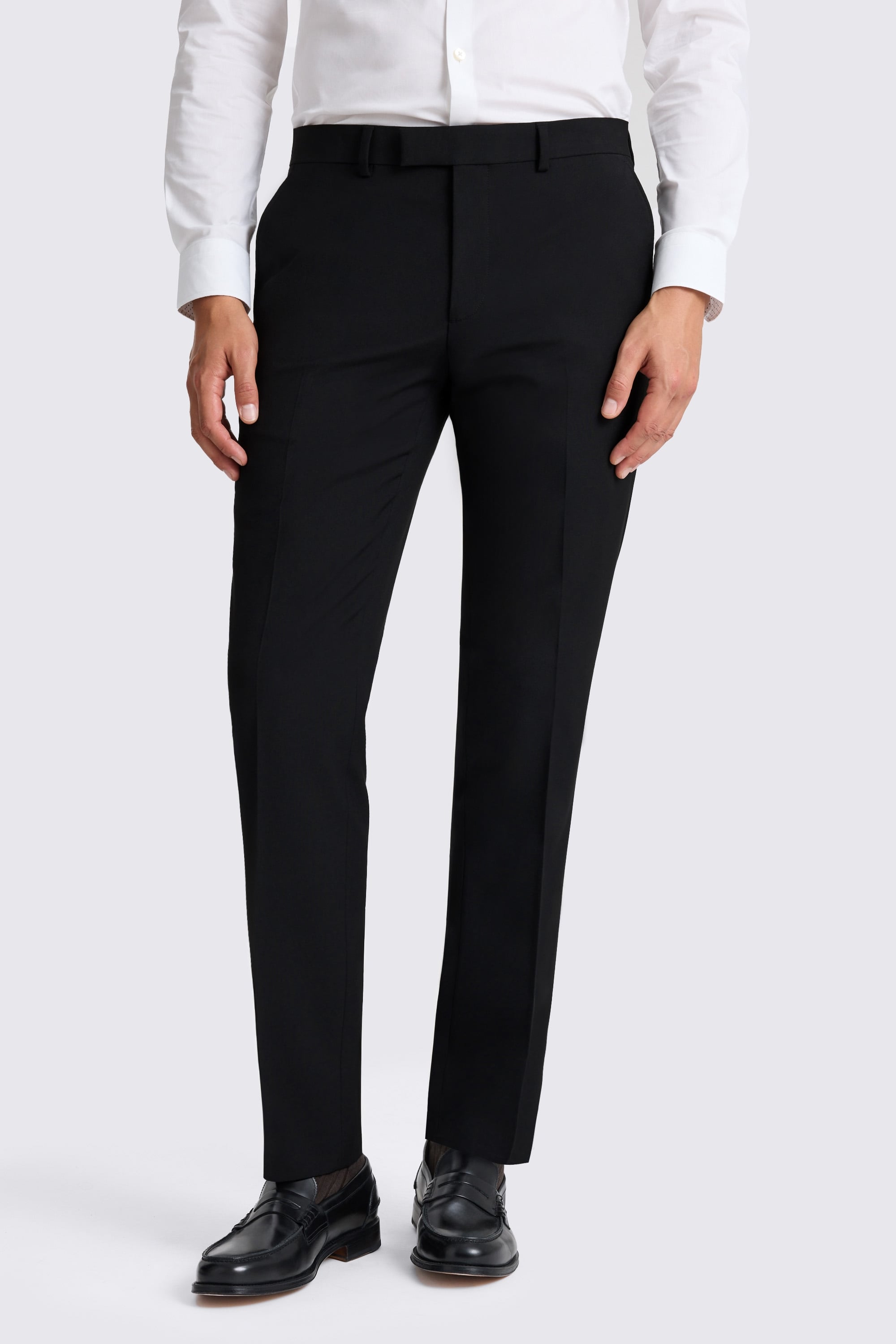 Slim Fit Black Stretch Suit