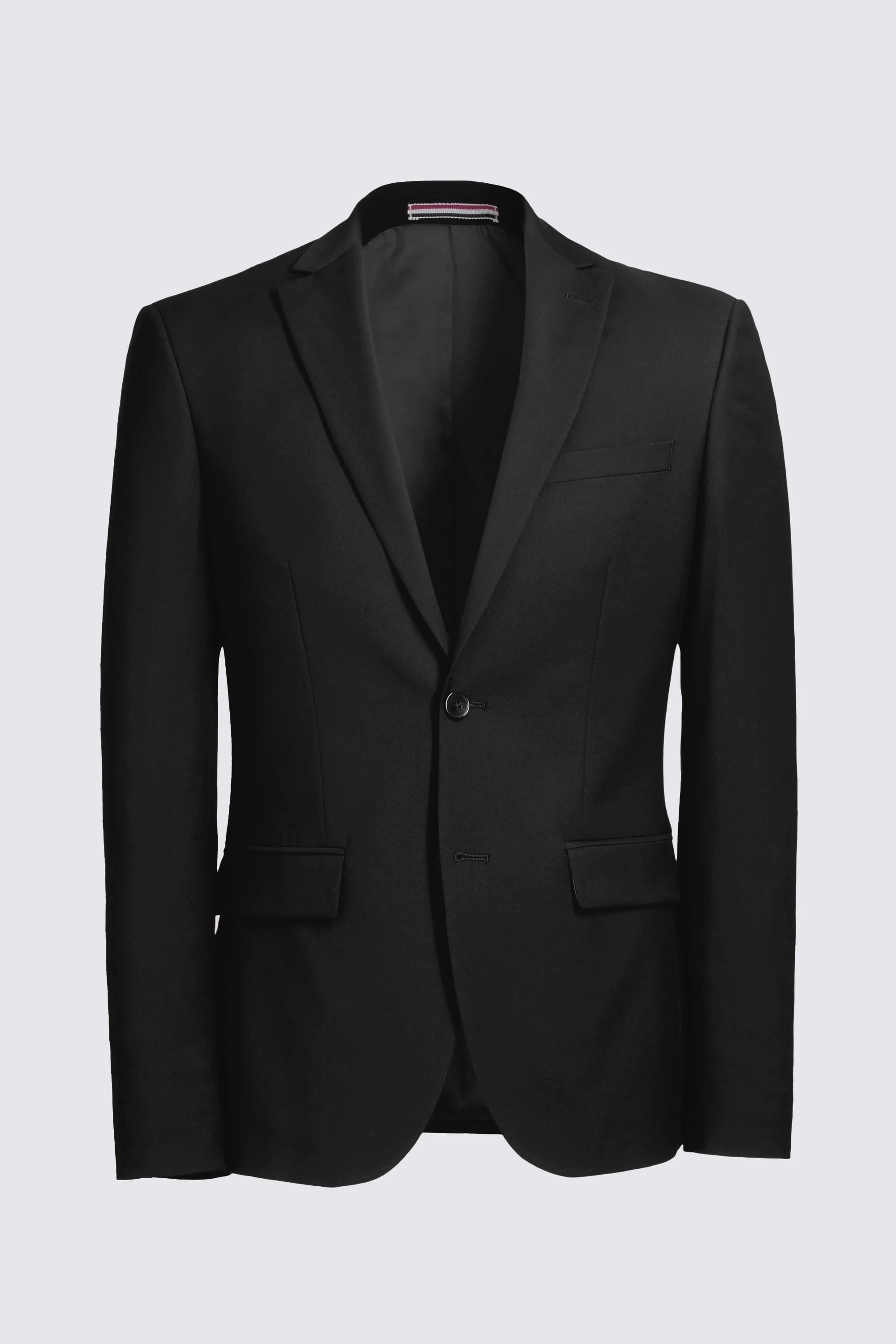 Slim Fit Black Stretch Suit