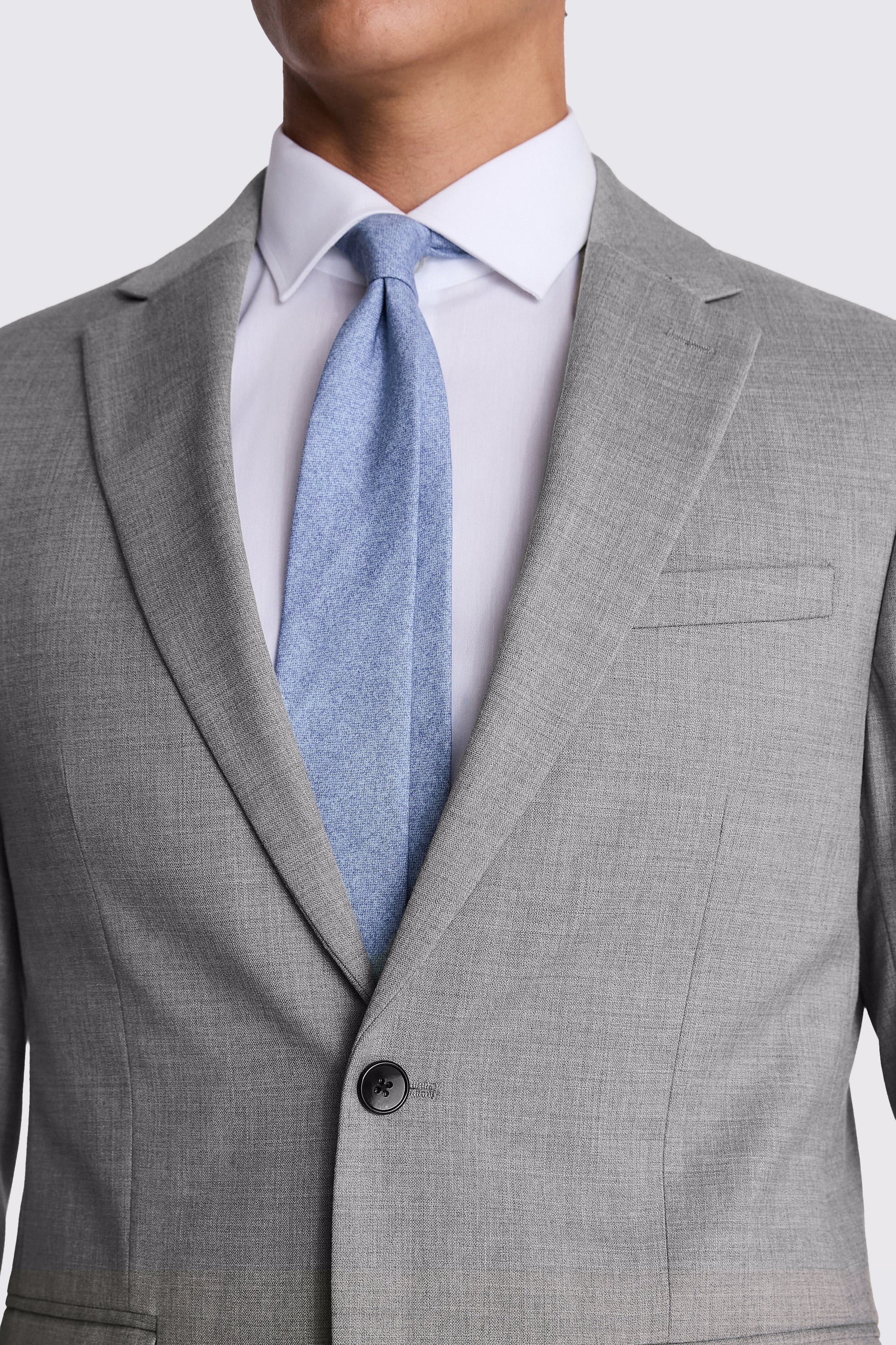 Slim Fit Grey Stretch Suit
