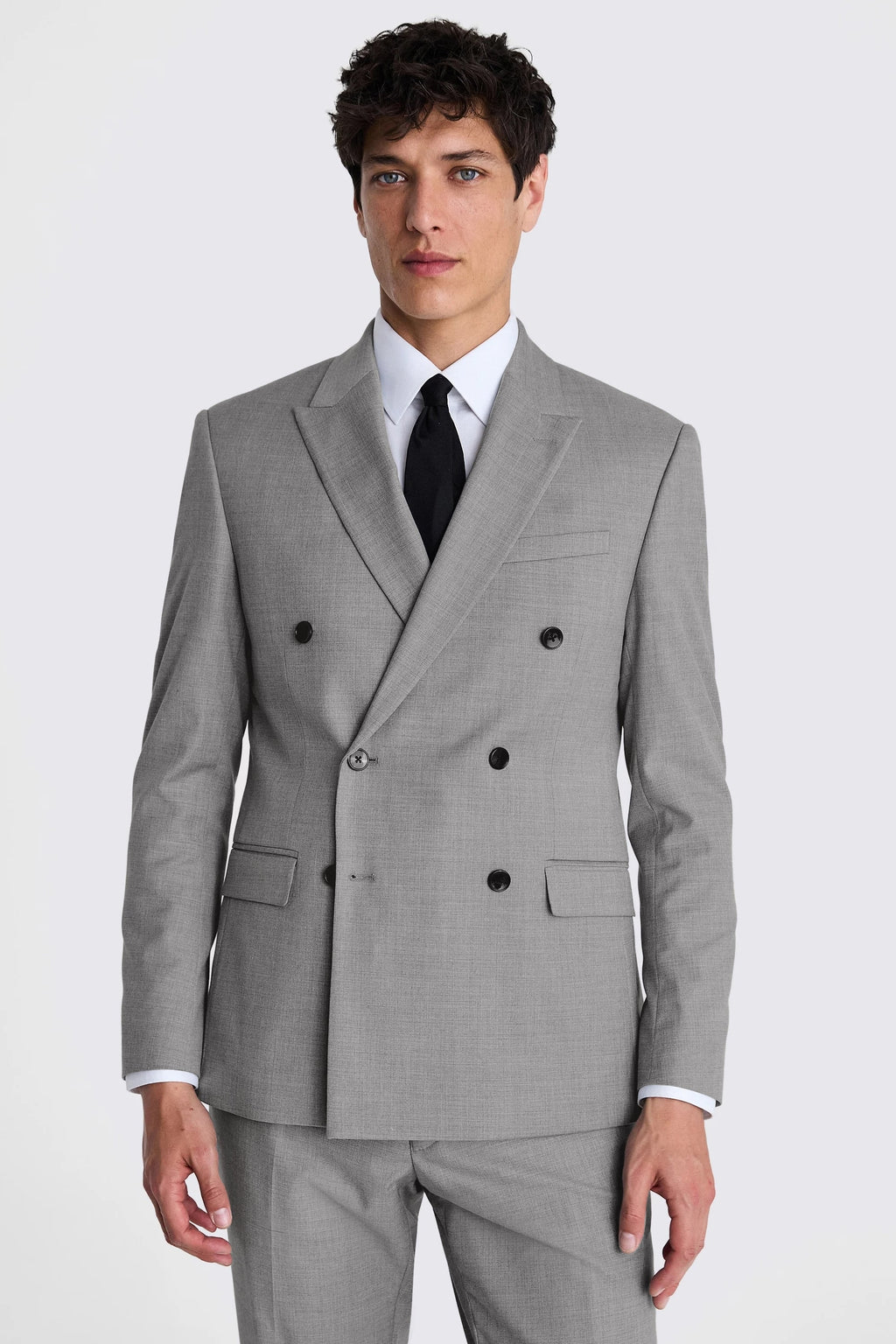 Slim Fit Grey Stretch Suit
