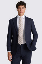 Tailored Fit Ink Herringbone Suit