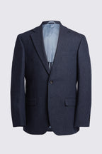 Tailored Fit Ink Herringbone Suit