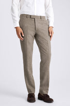 Slim Fit Stone Donegal Tweed Suit