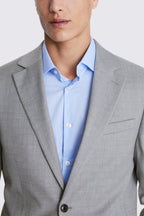 Regular Fit Grey Stretch Suit