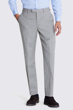 Regular Fit Grey Stretch Suit