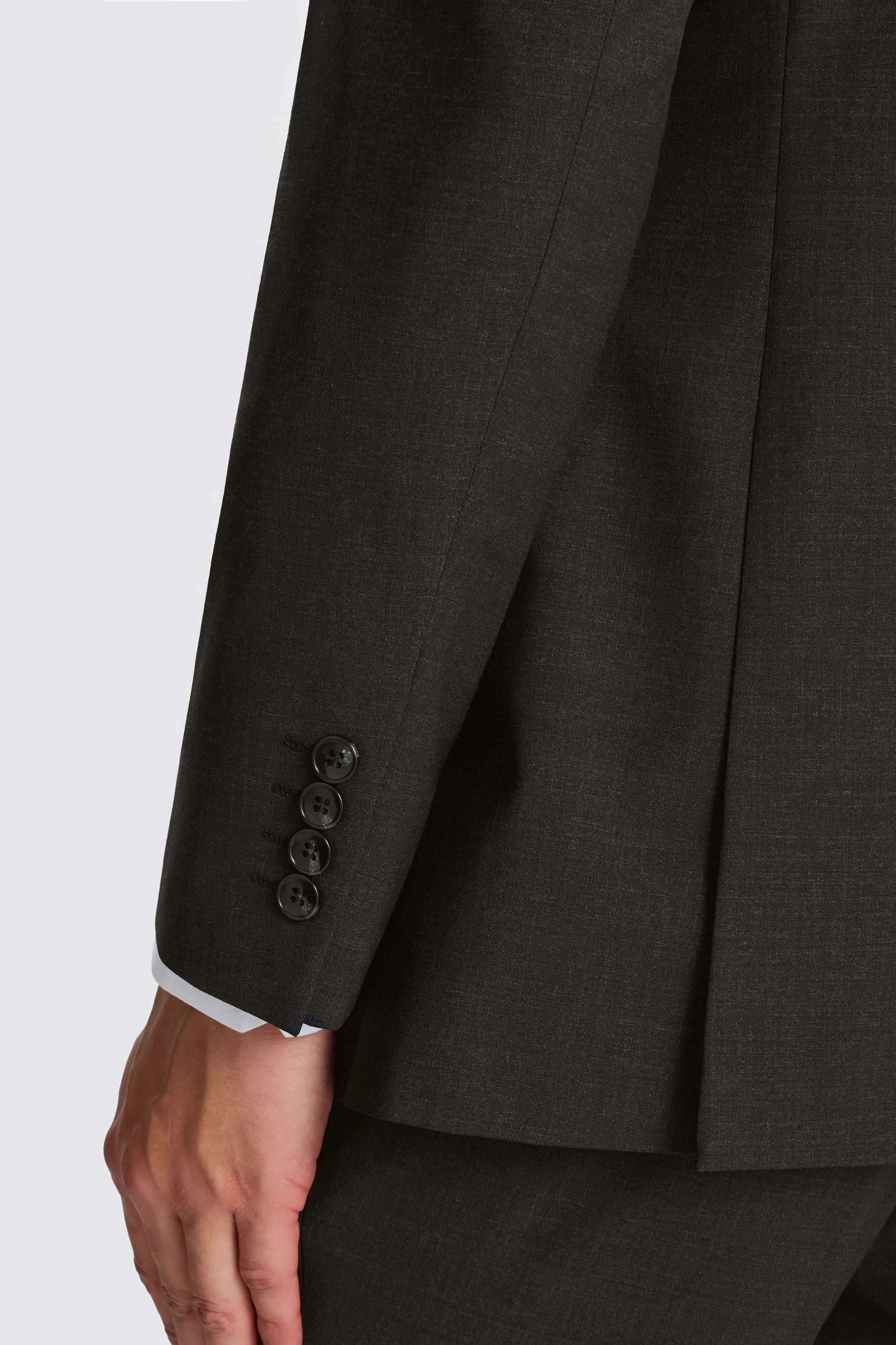 Tailored Fit Charcoal Performance Suit