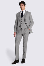 Tailored Fit Grey Stretch Suit