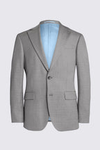 Tailored Fit Grey Stretch Suit