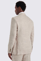Tailored Fit Oatmeal Linen Suit