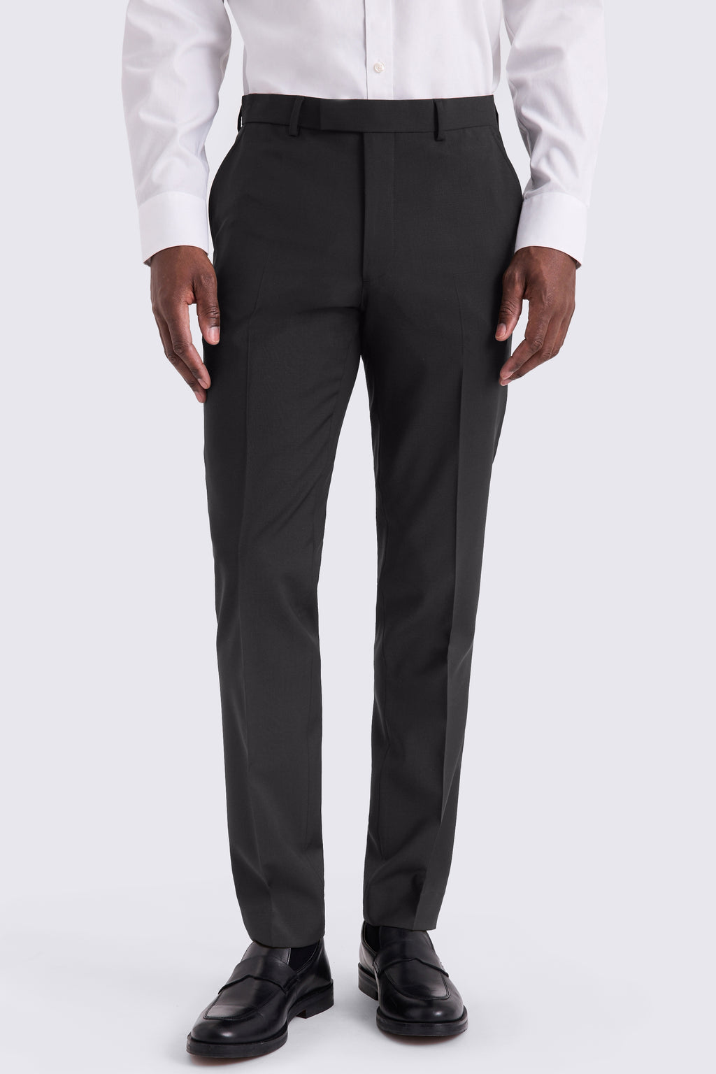 Tailored Fit Black Performance Suit