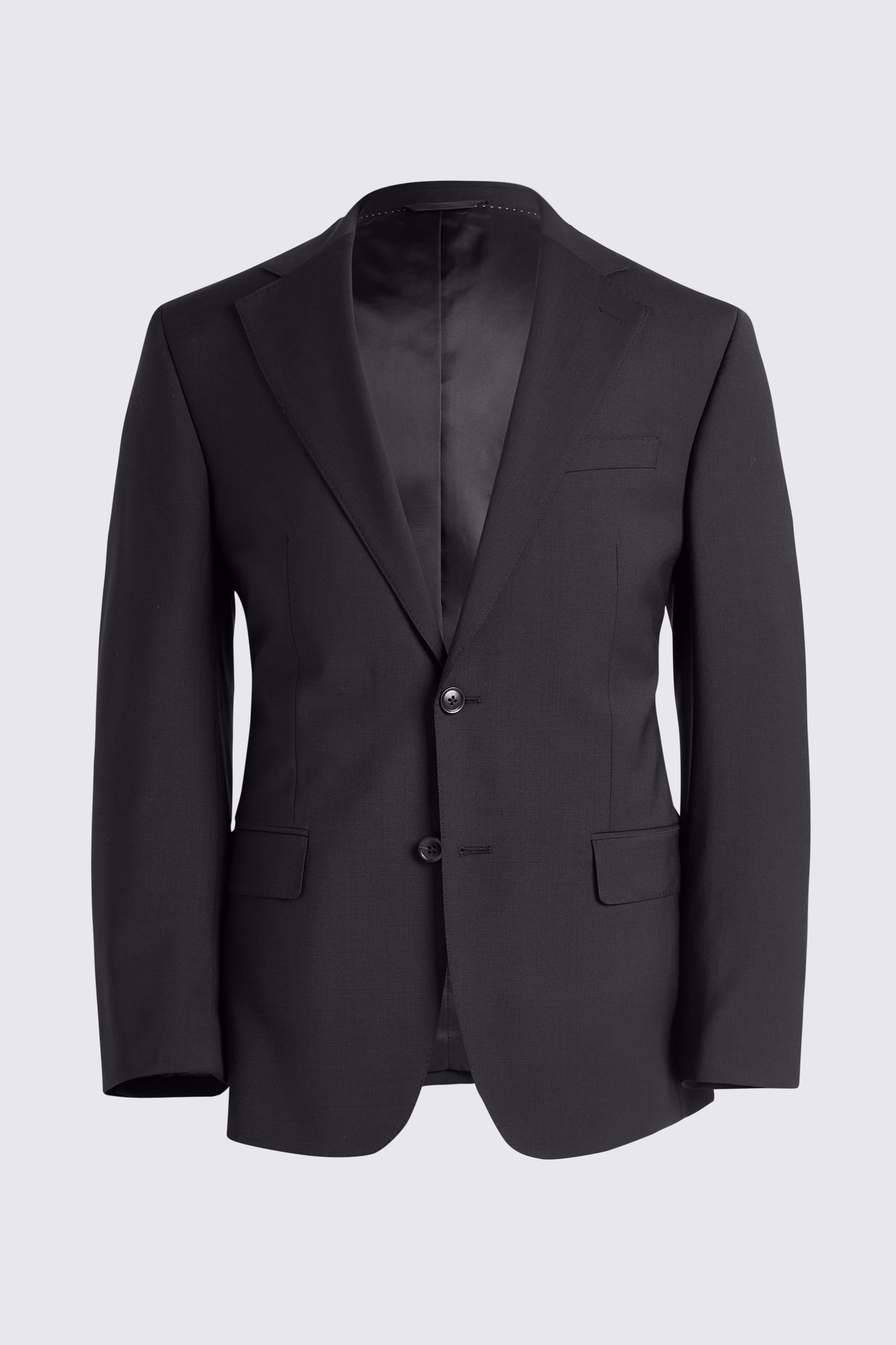 Tailored Fit Black Performance Suit