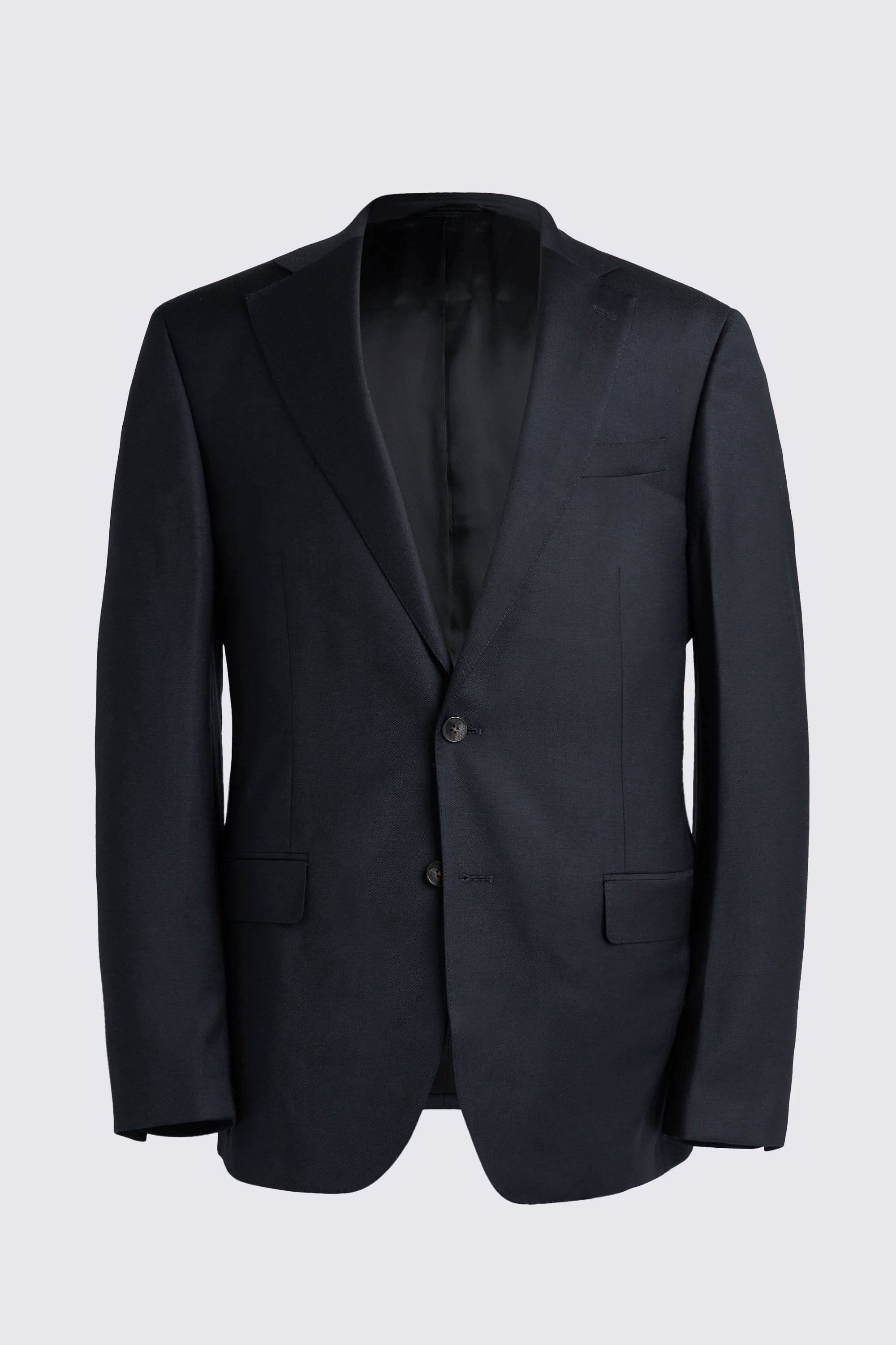 Regular Fit Navy Twill Suit