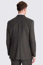 Regular Fit Charcoal Twill Suit