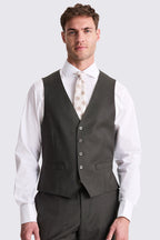 Regular Fit Charcoal Twill Suit