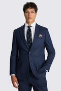 Tailored Fit Blue Flannel Suit