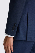 Tailored Fit Blue Flannel Suit