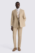 Tailored Fit Blonde Camel Suit