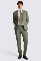Slim Fit Sage Herringbone Suit