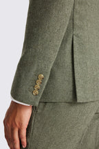Slim Fit Sage Herringbone Suit