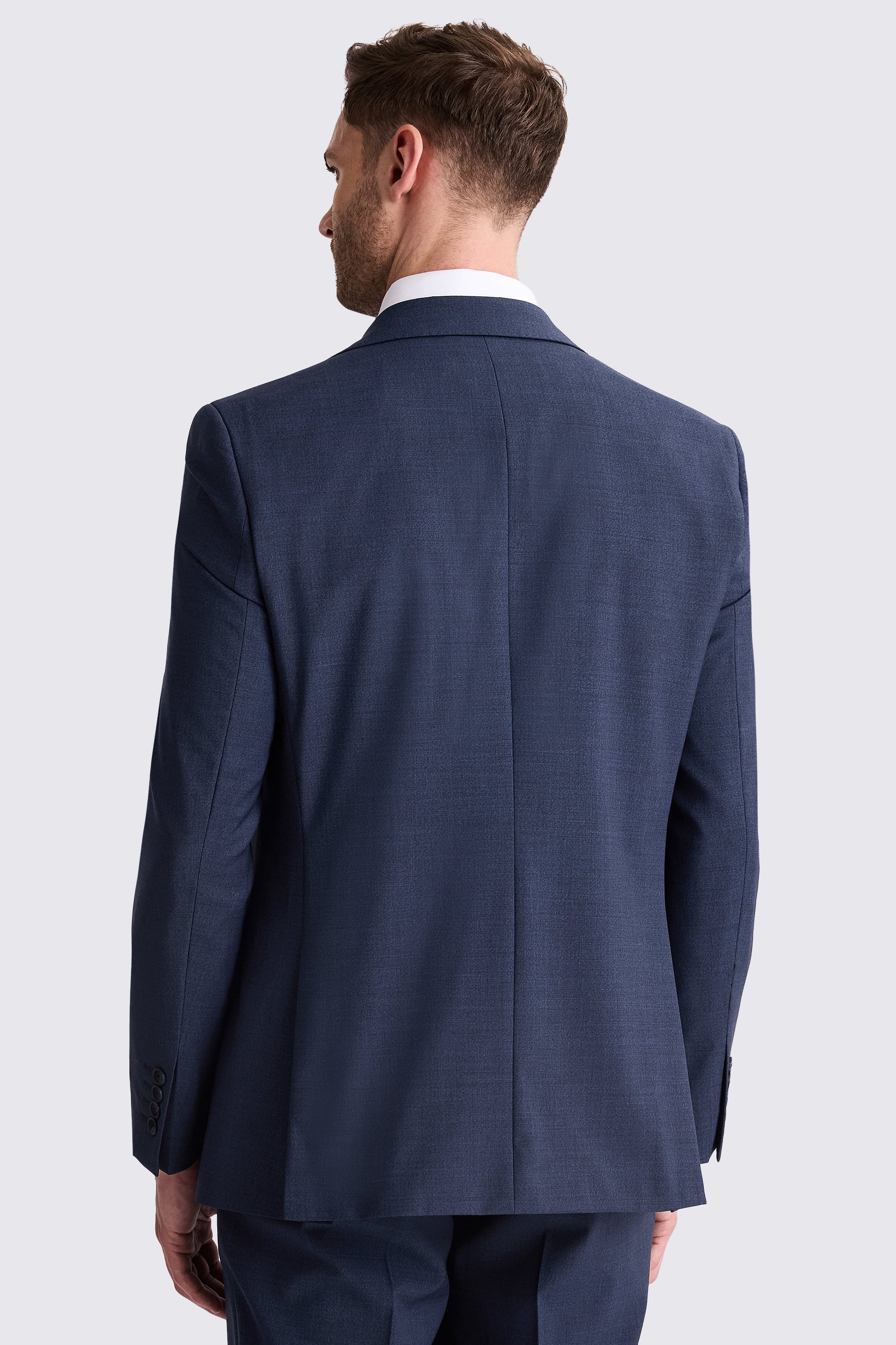 Tailored Fit Blue Performance Suit