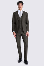 Tailored Fit Charcoal Stretch Suit