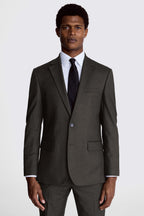 Regular Fit Charcoal Stretch Suit