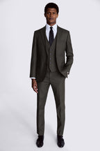Regular Fit Charcoal Stretch Suit