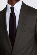 Regular Fit Charcoal Stretch Suit