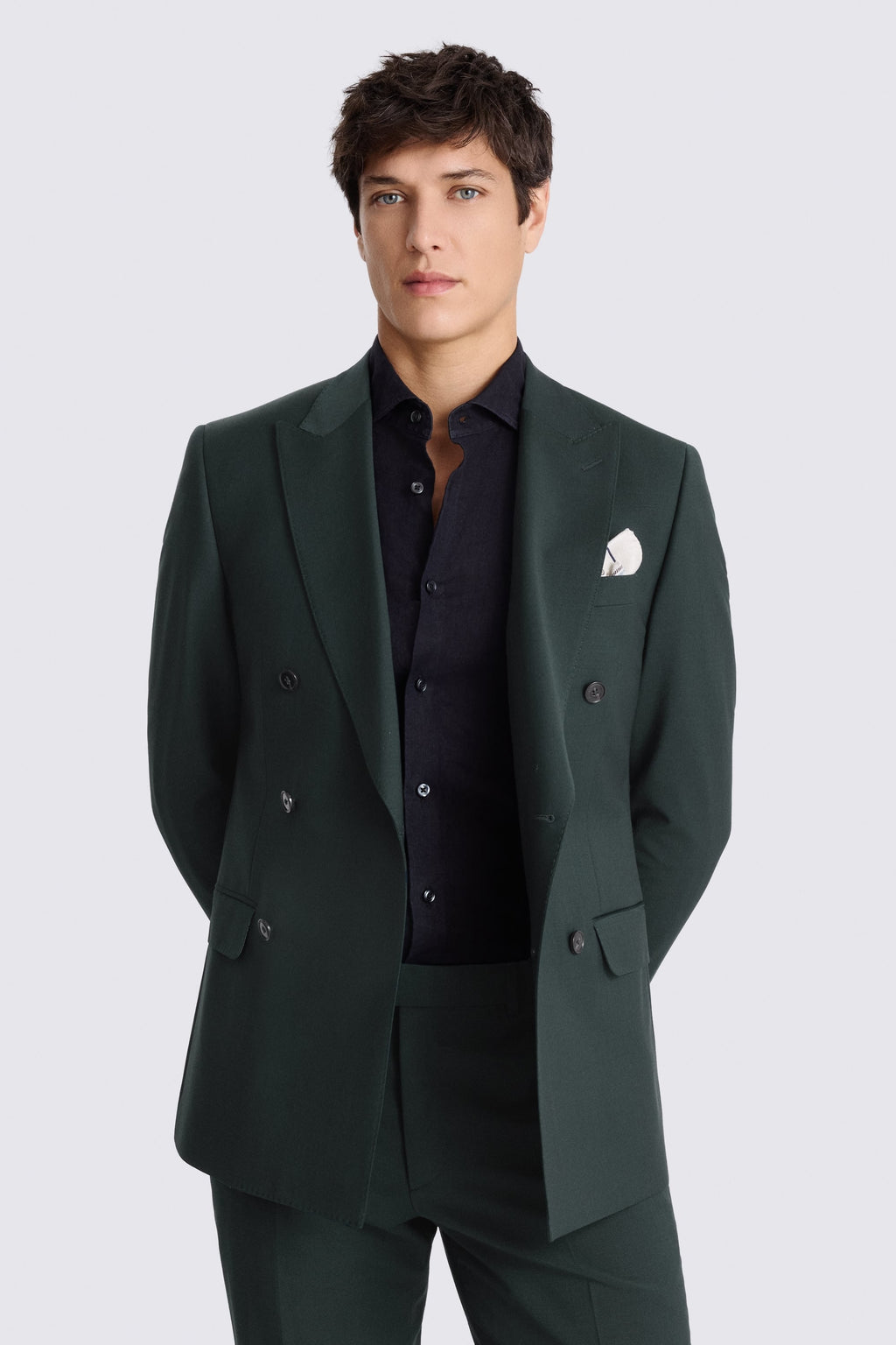 Tailored Fit Bottle Green Performance Suit