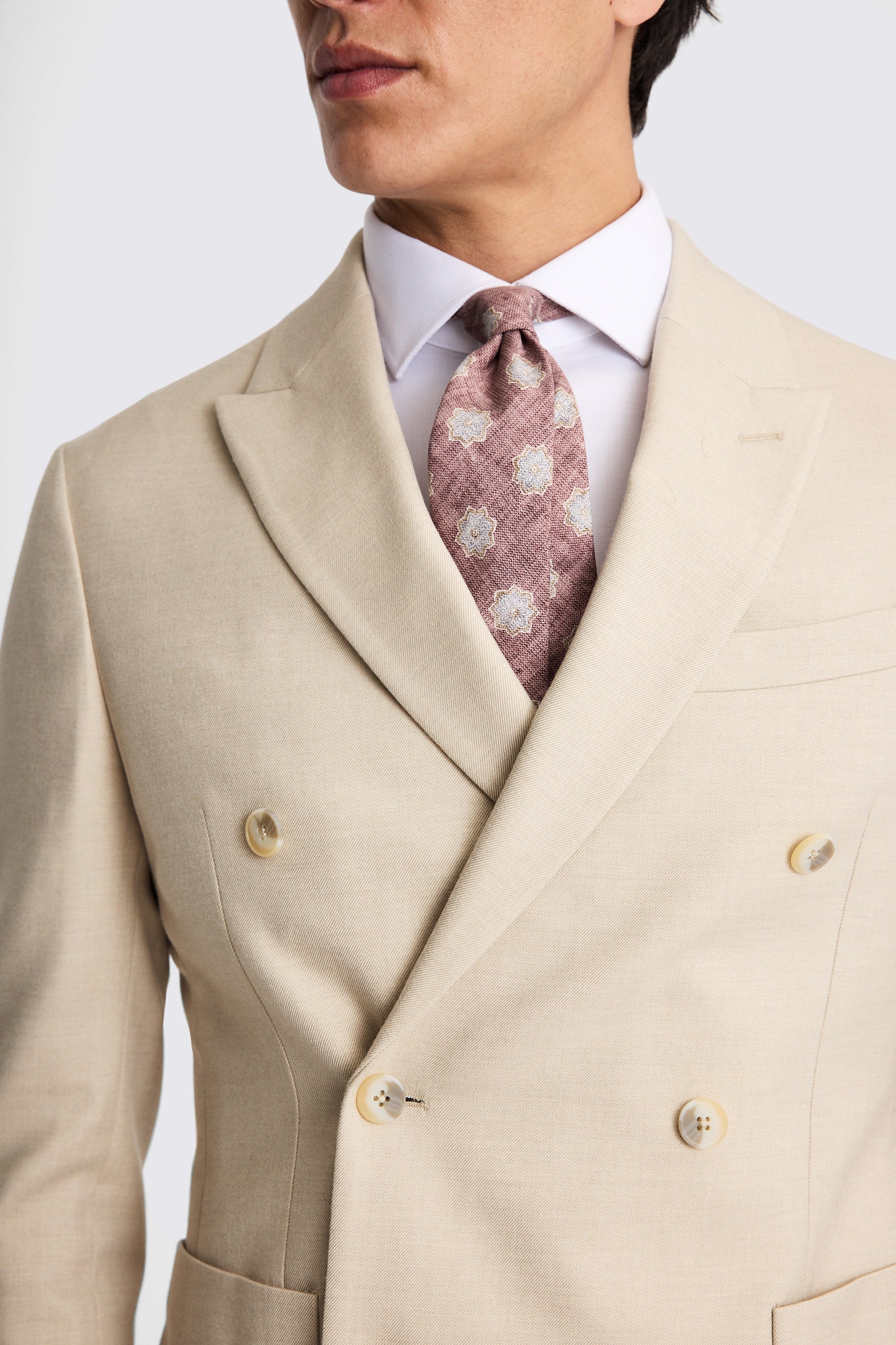 Slim Fit Camel Suit