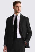 Tailored Fit Black Stretch Suit