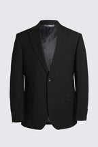 Regular Fit Black Stretch Suit