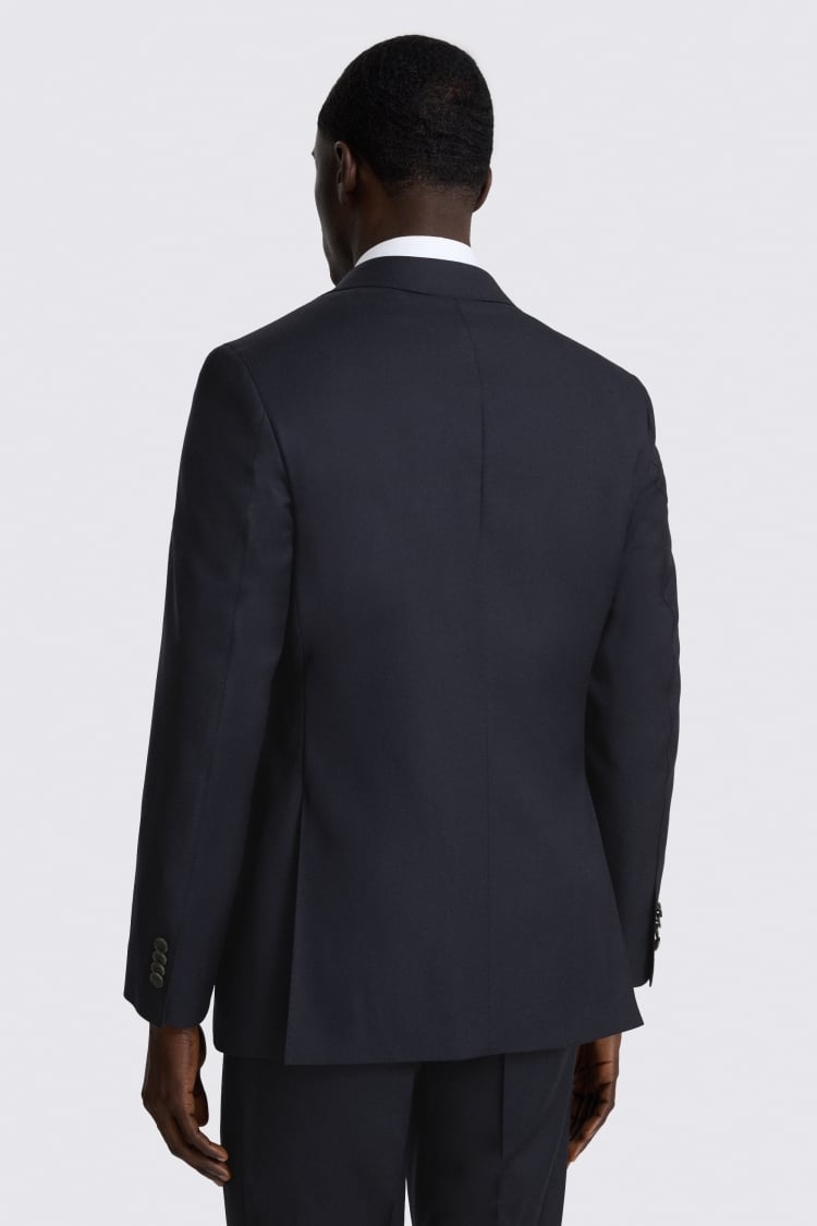 Italian Tailored Fit Navy Twill Suit