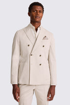 Slim Fit Light Camel Cotton Suit