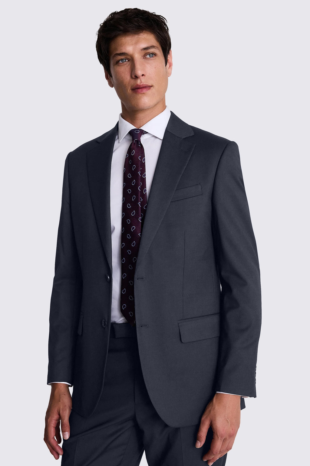Regular Fit Ink Stretch Suit