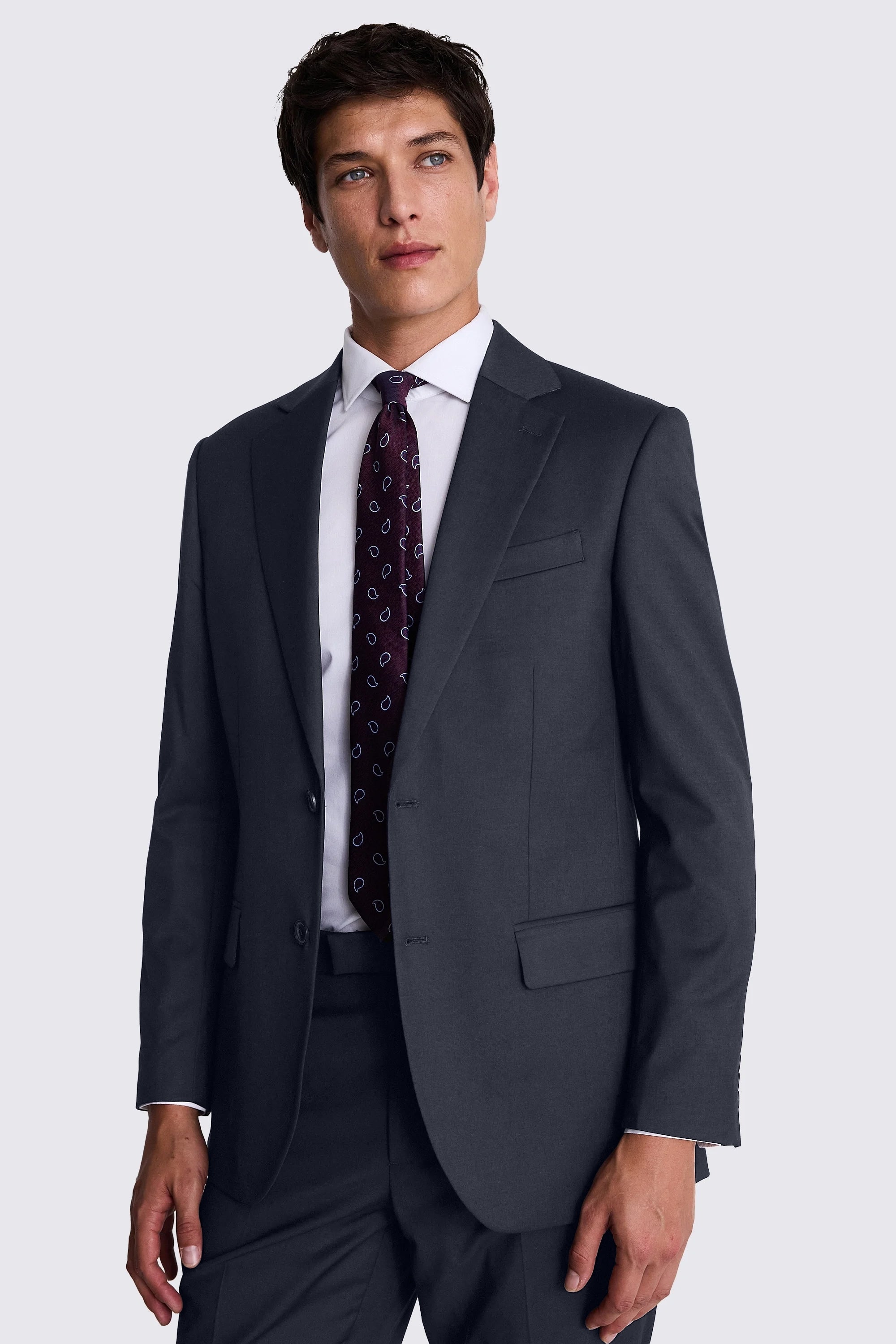 Regular Fit Ink Stretch Suit
