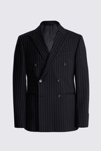 Slim Fit Navy Stripe Suit