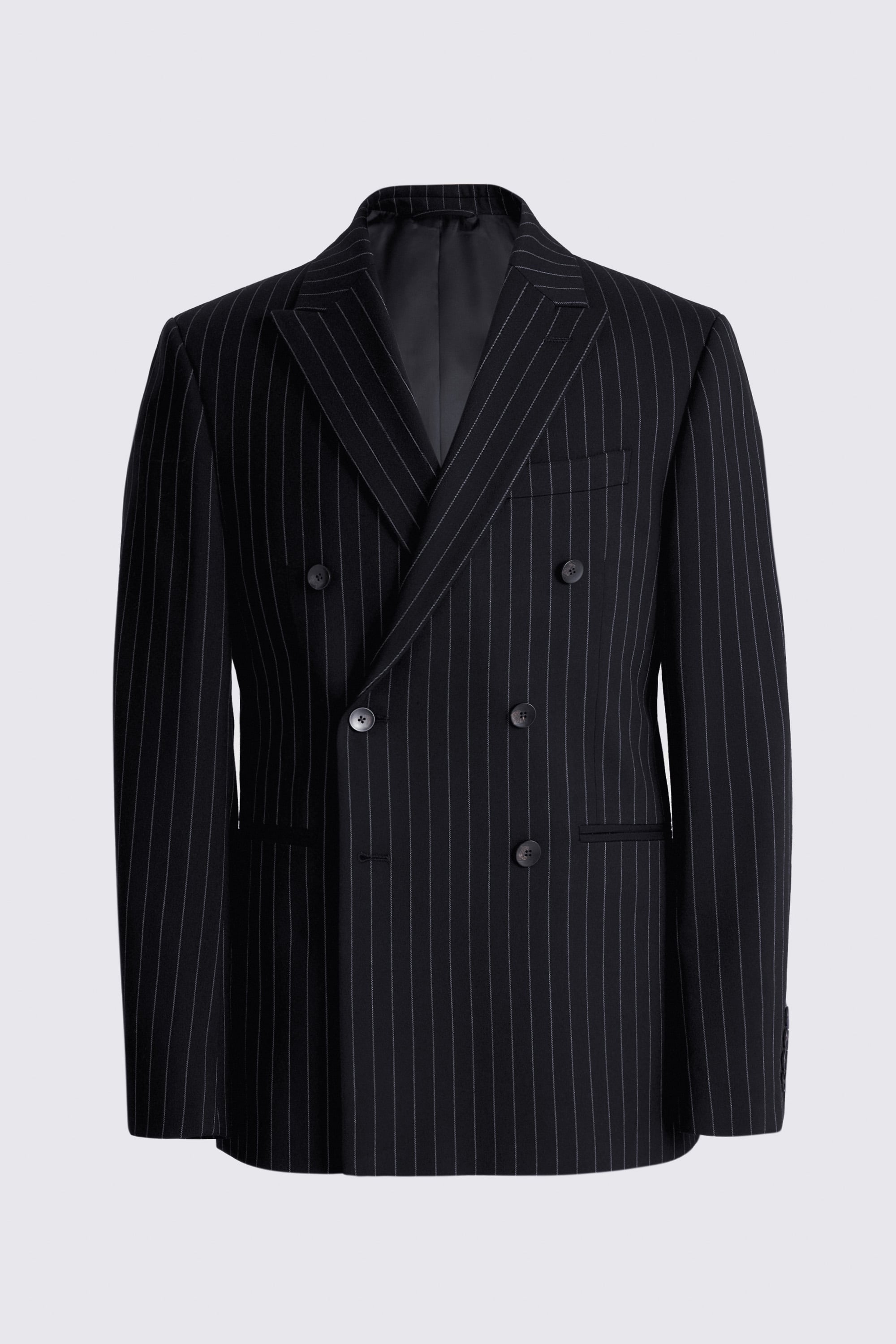 Slim Fit Navy Stripe Suit