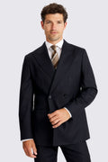 Italian Tailored Fit Navy Puppytooth Suit