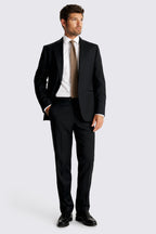 Tailored Fit Navy Brown Stripe Performance Suit
